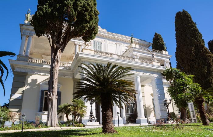 Achilleion Palace Museum in Corfu