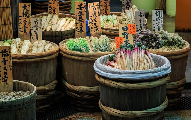 Nishiki Market in Kyoto