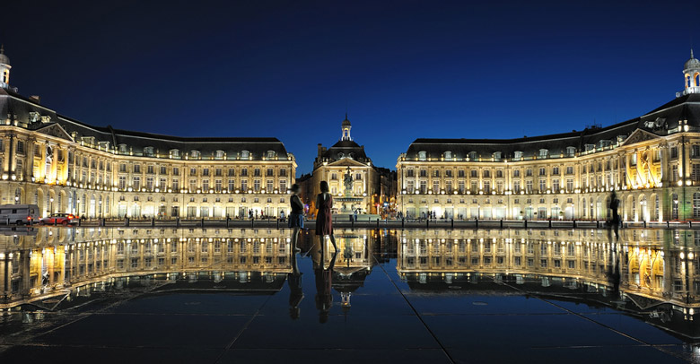 Place de la Bourse in Bordeaux