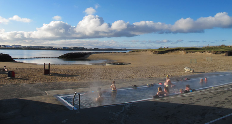 Nautholsvik Geothermal Beach in Reykjavik