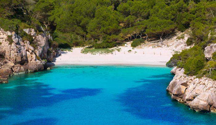 Cala Macarelleta in Menorca