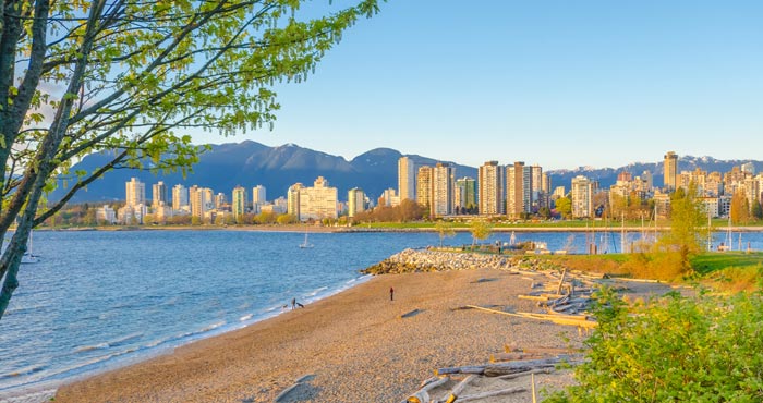 Kitsilano Beach in Vancouver