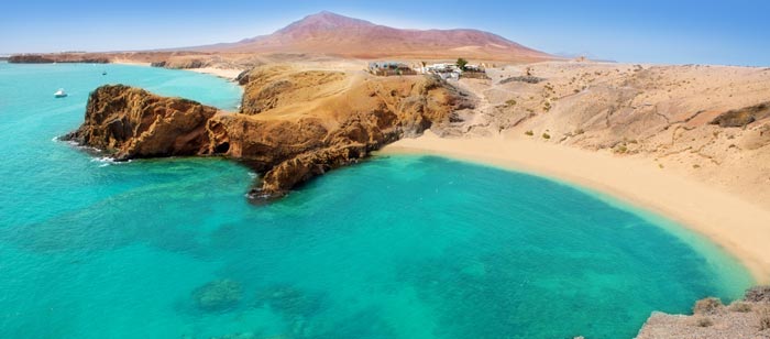 Playa de Papagayo in Lanzarote