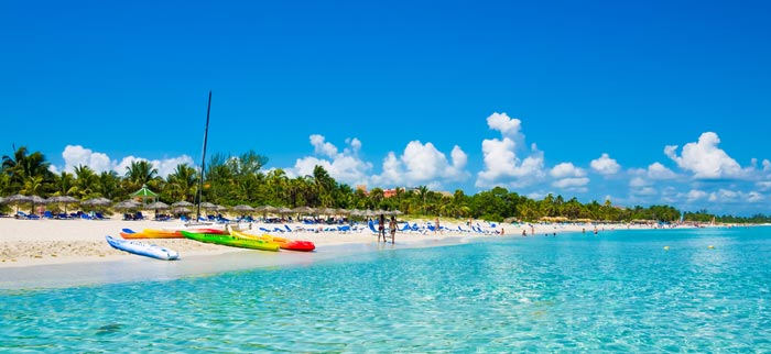 Varadero Beach in Cuba