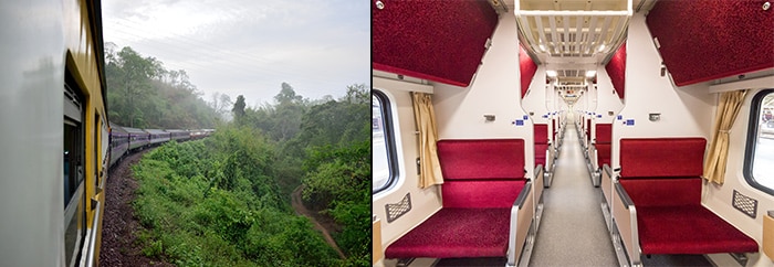 Fra Bangkok til Chiang Mai med tog