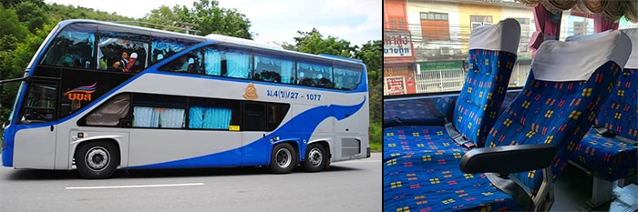 Da Bangkok a Kanchanaburi con l'autobus turistico
