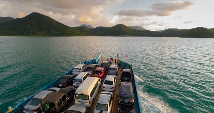 Bangkok ke Koh Chang menaiki bas dan feri