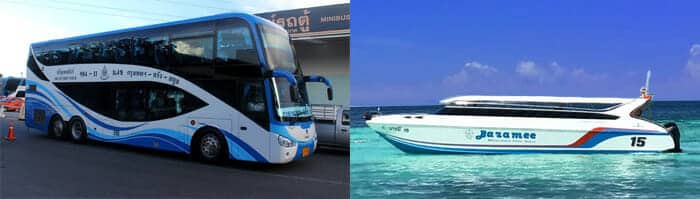 Van Bangkok naar Koh Lipe per bus, busje en veerboot