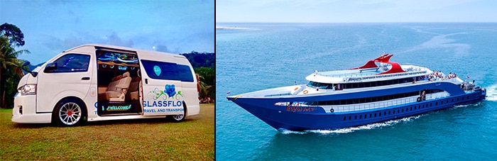 Van Bangkok naar Koh Phangan per taxi en veerboot