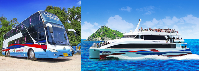 กรุงเทพไปเกาะเต่าโดยรถโดยสารประจำทางและเรือข้ามฟาก