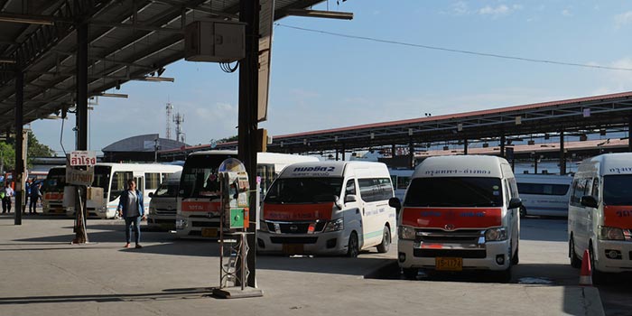 Z Bangkoku do Krabi minibusem