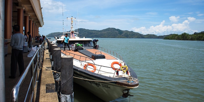 Hat Yai til Koh Lipe med offentlig minibusser og ferje