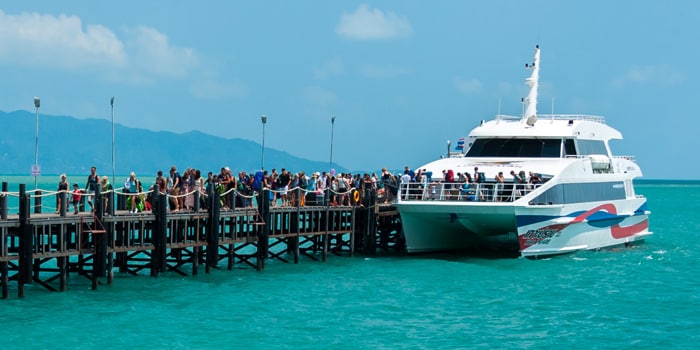 Koh Samui til Koh Tao med katamaran