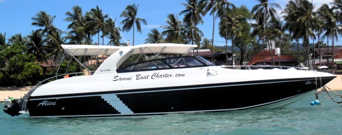 Koh Samui til Koh Tao med privat speedbåd charter