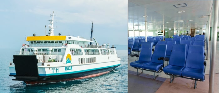 Koh Samui to Koh Tao by normal ferry and high-speed ferry via Koh Phangan