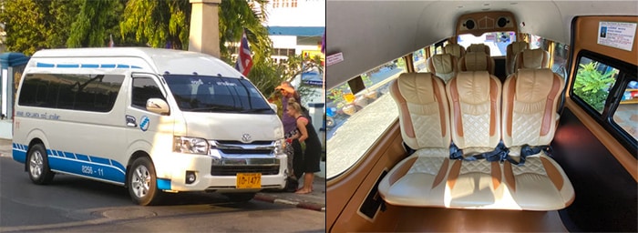 Krabi til Koh Lanta i en delt minivan