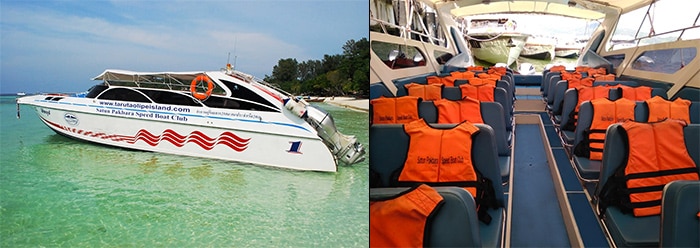 Phuket naar Koh Lanta per gedeelde speedboot