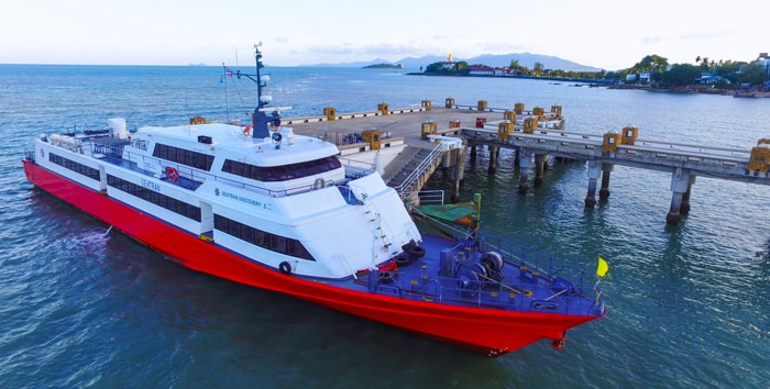 Surat Thani naar Koh Samui met de hogesnelheidsveerboot