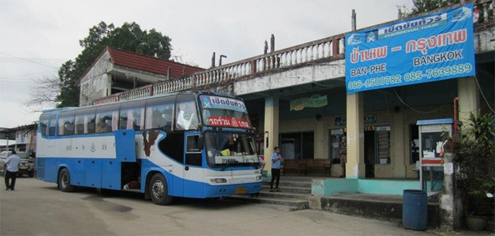 Bangkok til Koh Samet med offentlig buss og ferje