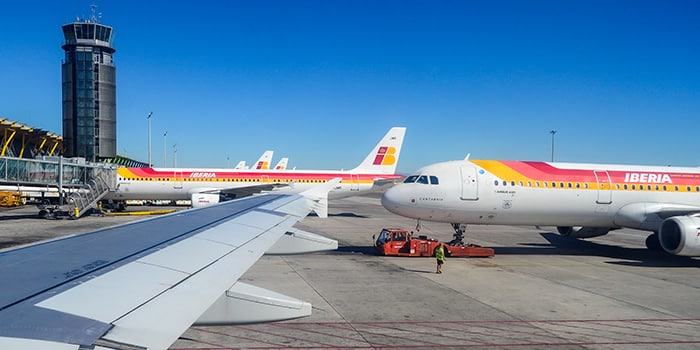 Da Barcellona a Madrid in aereo