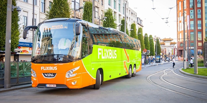 Van Brussel naar Brugge per bus