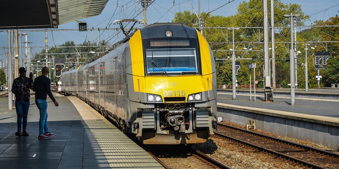 Van Brussel naar Brugge per trein