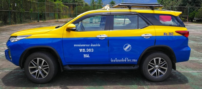 Chiang Mai till Chiang Rai med taxi