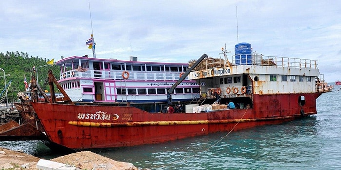 De Chumphon a Koh Tao en ferry nocturno