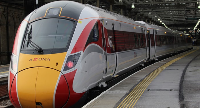 Van Edinburgh naar Londen per trein