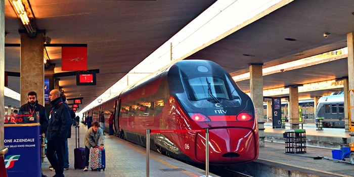 Florence ke Rom menaiki keretapi laju