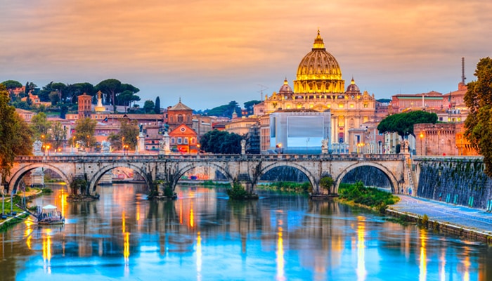 Cómo ir de París a Roma