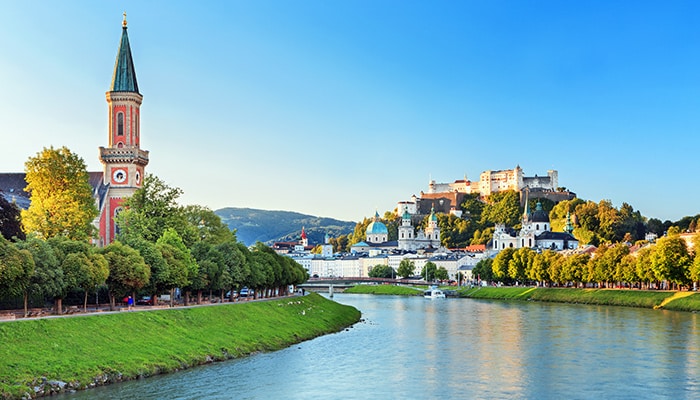 Cara untuk ke Salzburg dari Vienna