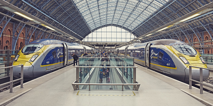 London ke Brussels menaiki keretapi