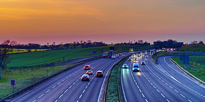 Van Londen naar Manchester per auto