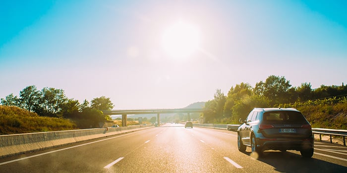 Van Parijs naar Nice per auto