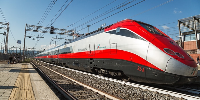 París a Roma en tren de alta velocidad