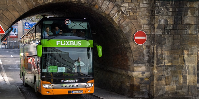 Mit dem Bus von Prag nach Budapest