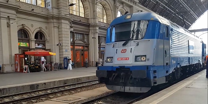 Prague to Budapest by train