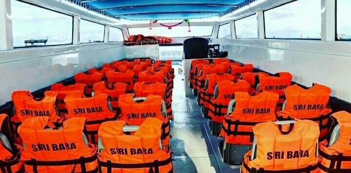 Seating in a Silaphat Transfer boat