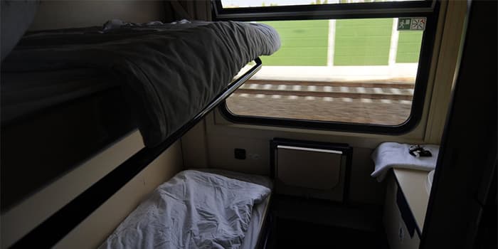 Standard Suite in a Sleeper Train going to Budapest