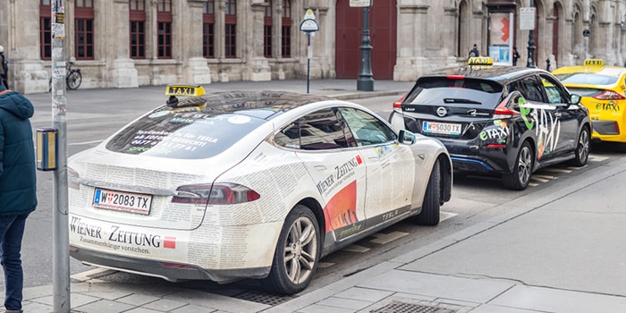 Van Wenen naar Boedapest per taxi