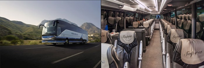 Mit dem Bus von Barcelona nach Valencia