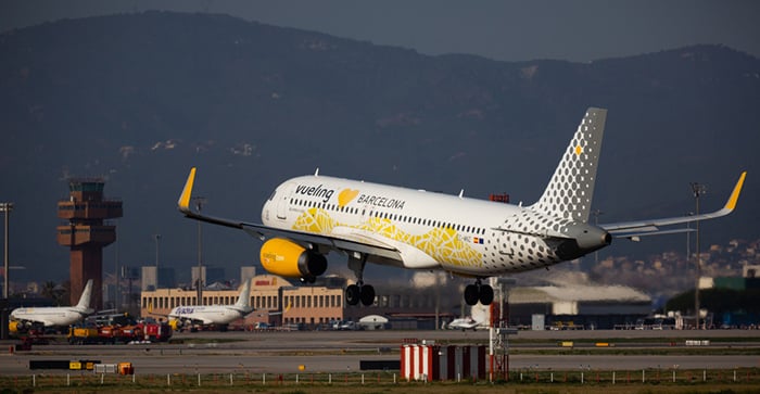 Barcelona a Valencia en avión