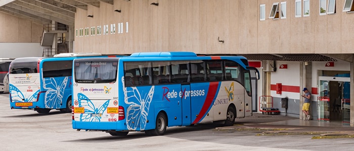 Z Faro do Lizbony autobusem