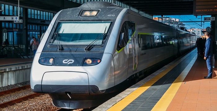 Van Faro naar Lissabon per trein