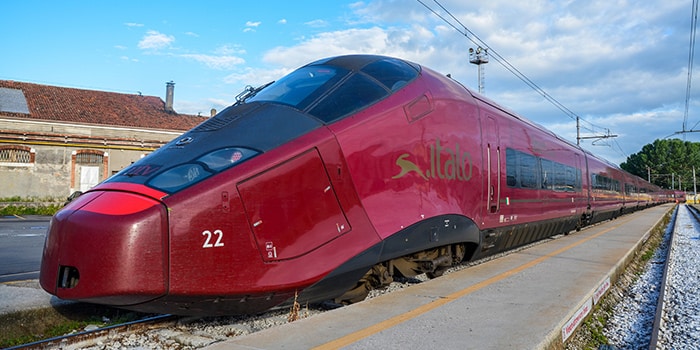 High-speed train by Italo