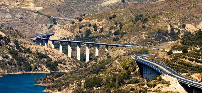 Mit dem Auto von Madrid nach Granada