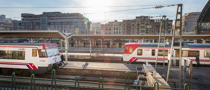 Madrid to Valencia by regional train