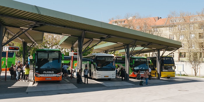 Mit dem Bus von Paris nach Berlin