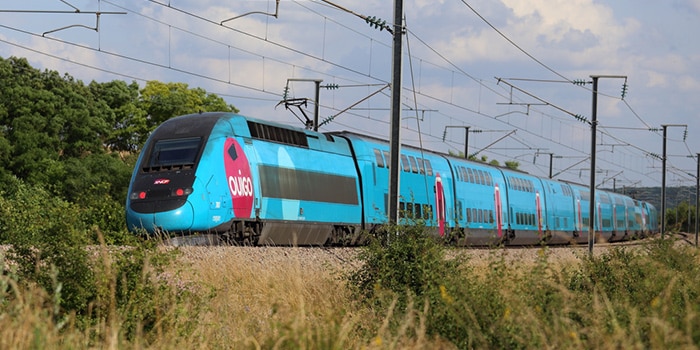 Paris to Lyon by high-speed train